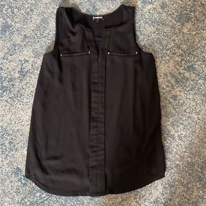 Express black tank top blouse